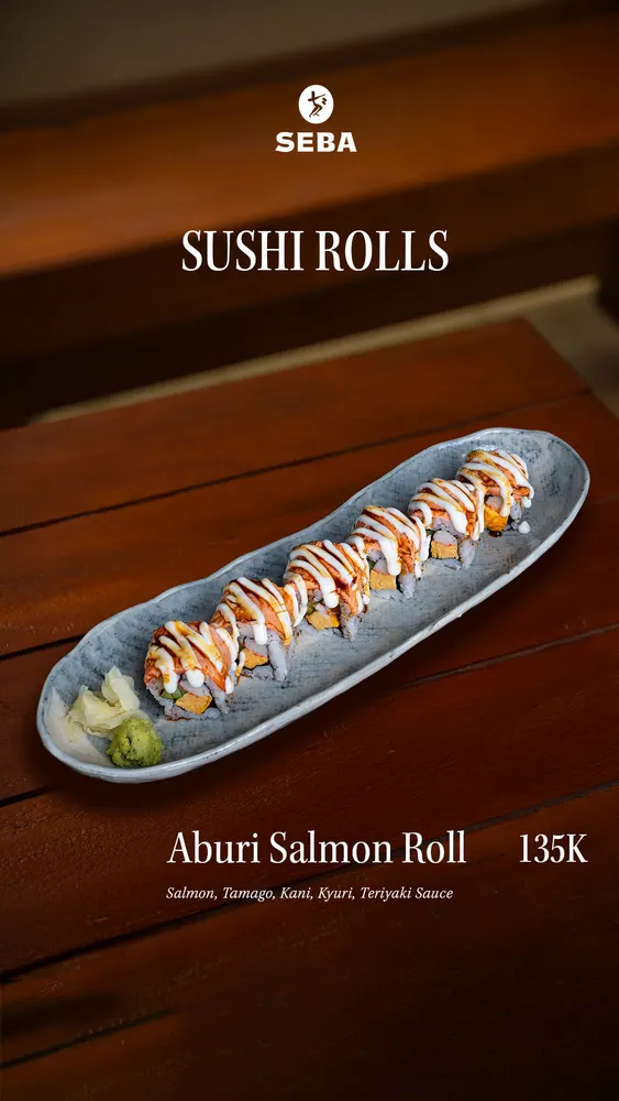 Aburi Salmon Roll